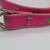 Vintage Douglas Paquette Size Medium Double D Cinch Belt Pink W/Cockta 2 thumbnail