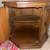 Antique Solid Wood Hexagon Side Table WITH CABINET 1 thumbnail