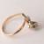 RING Platinum Rose Gold diamond 583 14K ussr soviet Flowers vintage 12 thumbnail