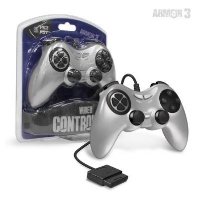 Armor 3 - Wired Controller - PS1 PS2 - Silver 1