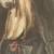 ANTIQUE OIL PAINTING ON CANVAS BOY PLAYING TRIANGLE SIGNED!!  AS IS!! 7 thumbnail