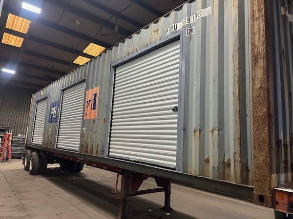 40' High Cube Container With 3 Side Doors 1