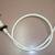 Used White Kitchen Sink Spray Head with Brass Ring & 4' White Hose 1 thumbnail