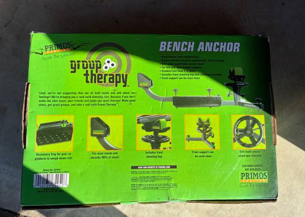 PRIMOS: Bench Anchor - Portable Foldable Shooting Rifle Rest