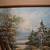 Nicely Framed Signed Oil on Canvas Impasto Painting Winter Scene 3 thumbnail