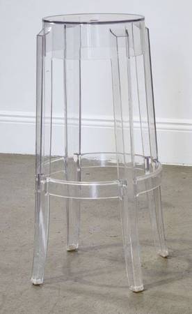 Phantom Clear Acrylic Designer Bar Stool 1