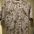 Men’s Tommy Bahama 100% Silk Black Floral Hawaiian Short Sleeve Shirt 1 thumbnail