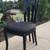 Post modern Italian marble V base table and chairs dining set 3 thumbnail