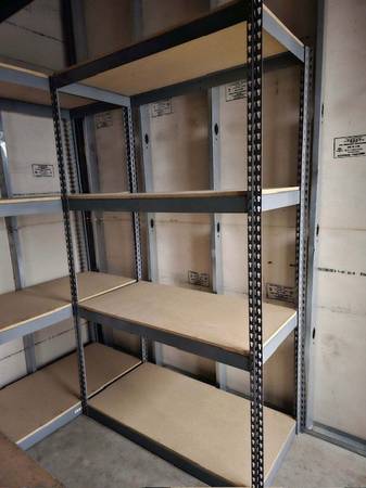 American Made Supply Storage Racks 48 in W x 24 in D Boltless Shelving 1