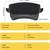 Rear Brake Pad Set 1386 2009-2017 Audi Q5 2009-2016 Audi A4 Quattro 2 thumbnail