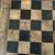 Vintage Renaissance Chess Set /Metal Pieces & Leather Chess Board 8 thumbnail