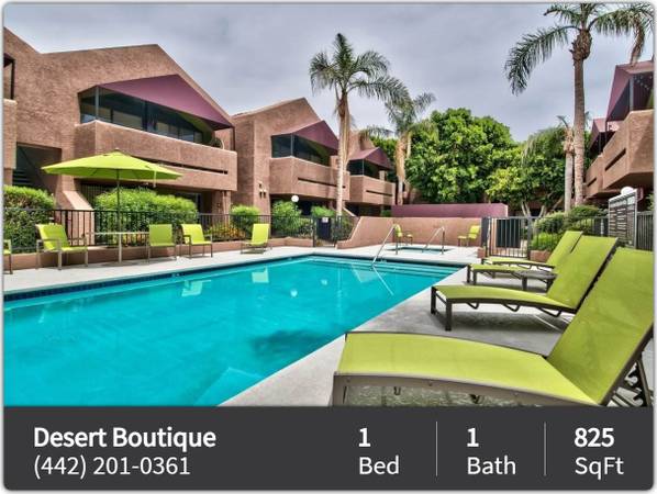 $2,150 / 1br - 825ft2 - Claim your spot! 1 Bed / 1 Bath available! (Palm Springs - Near The Plaza At Sunrise)63668320908419121