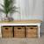 Charming  Multi-purpose Two-Tone 4 Foot Bench 1 thumbnail