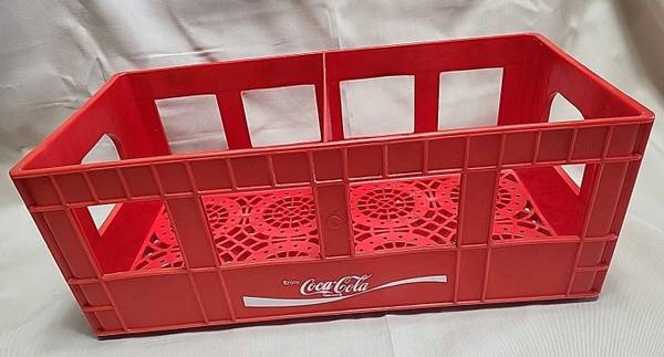 Vintage Coca-Cola Red Molded Plastic Crate For 2 Liter Bottles Coke 1