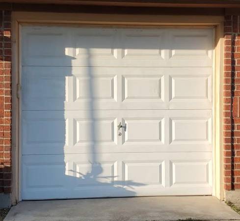 White 8x7 Garage Door 1