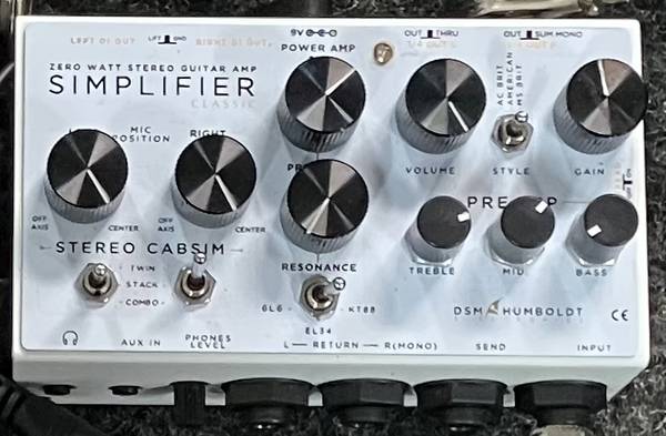 DSM SIMPLIFIER CLASSIC Pedalboard PreAmp 1