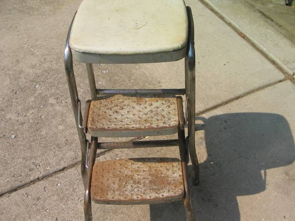 1950's Metal Step Stool 1