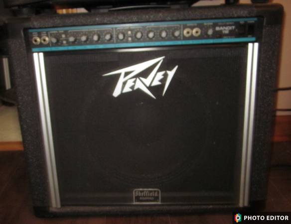 1990s Peavey "Teal Stripe" Bandit 112 in Excellent Condition 1