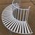 Outdoor Patio Furniture Tree Bench Lawn Garden Outside Seating 8 thumbnail
