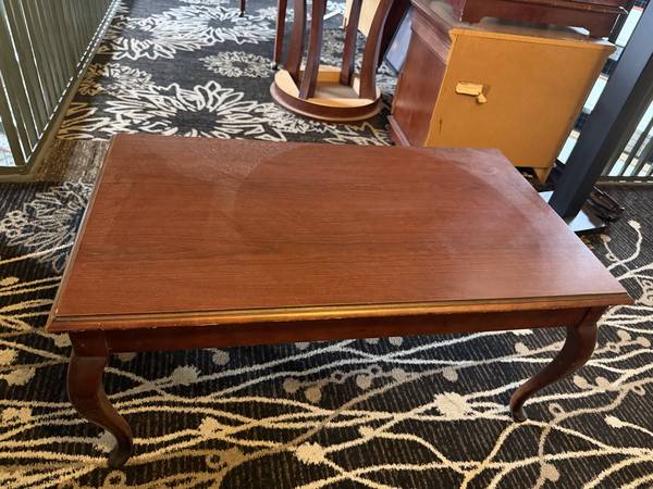 Rectangular Wood Coffee Table 1