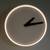 STOLPA light ring clock designed by Henrik Preutz 3 thumbnail