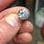 Cubic Zirconia Gold Plated Sterling Silver Earring  (single Earring) 4 thumbnail