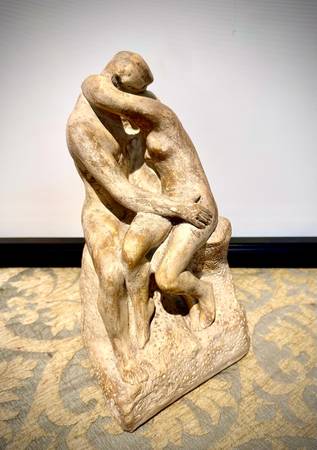 Beautiful stone like art clay sculpture  H10xW6xD6 inch Lbs 6 1