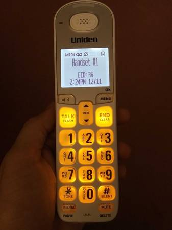 UNIDEN Loud & Clear Cordless Handset for D3098 1