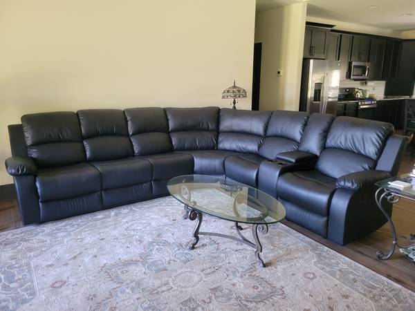 Leather Sectional Couch 1