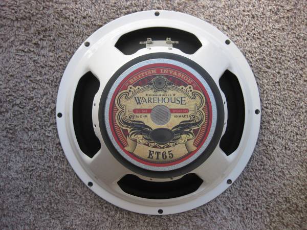 WGS ET65 16-ohm 65-watt 12-inch guitar cab speaker 1