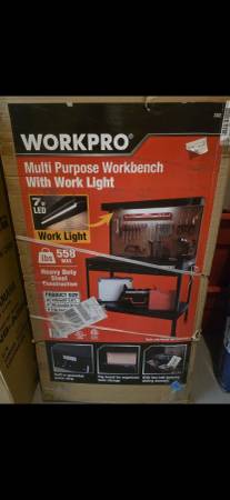 Workpro workbench with light 1