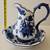 Beautiful Blue and White Porcelain Pitcher and Wash Basin Made In Chin 5 thumbnail
