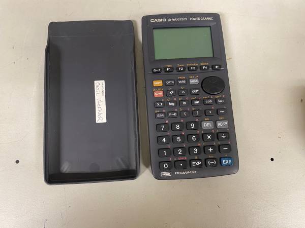 Casio FX-7400G Plus Power Graphic Graphing Black Calculator W/Cover 1