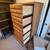 Vintage Wood Wardrobe Cabinet Armoire 8 thumbnail