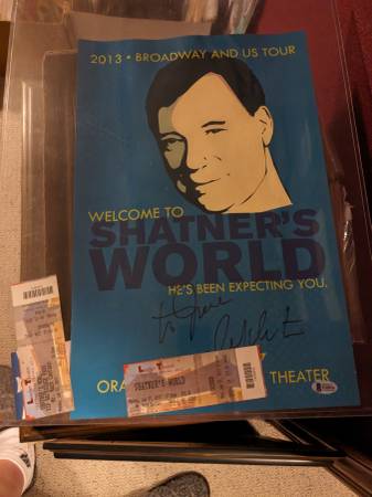 Star Trek autographed/signed pics, 3 rare sealed 45rpm records & cards 1