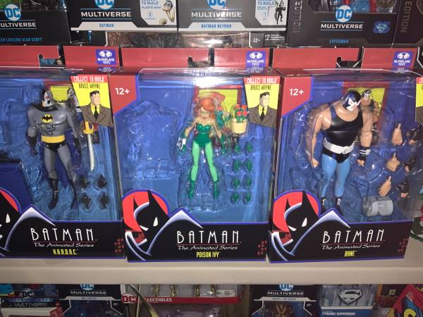 Batman The Animated Series Mcfarlane 3 figure set BAF 1