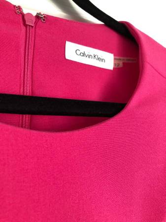 Calvin Klein Pink and Black Dress for sale - clothing & accessories - by  owner - apparel sale - craigslist