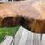 36” Diameter Gorgeous Live Edge Round Table. 2.75” Thick. Hairpin Legs 4 thumbnail