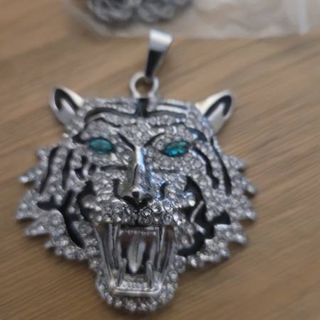 Hip Hop Style Tiger Pendant 1