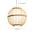 1-Light Bamboo Suspension Pendant Light Japanese Down Mini Pendant 2 thumbnail