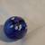 Loretta Eby signed Hand Blown Glass Orb AKA Witchball Ornament 2 thumbnail