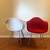 🎁🎄Eames Molded Plastic Armchair, 4-Leg Base, Fully Upholstered ❄️☃ 8 thumbnail