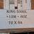 King Waterbed Mattress and liner 1 thumbnail