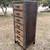 Wood Braided Jute Wicker Rattan Two Tone Lingerie Dresser Chest 7 thumbnail