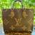 Louis Vuitton reverse monogram on the go MM handbag 1 thumbnail