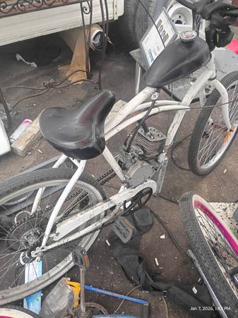 Bicycle with motor 1