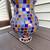 Candle Holder Candles Hurricane Cut Glass Mosaic 1 thumbnail