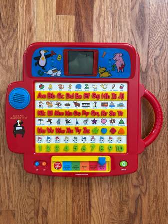Paz’s ABC Learning Desk - Interactive Electronic Alphabet & Number Toy 1