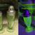 1930's Uranium Ballerina Cameo by Hocking Glass Vaseline Glows Green 3 thumbnail