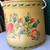 Vintage Tole Painted Wooden Bucket 2 thumbnail
